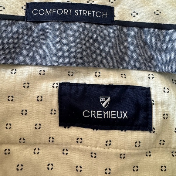 Cremieux Madison Fit Comfort Stretch Pants Off White Cream Men’s Size 36x32 - Picture 9 of 16